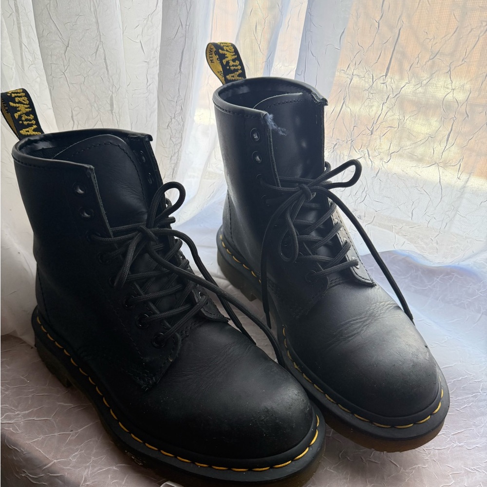 Dr. Martens Black Leather Boots